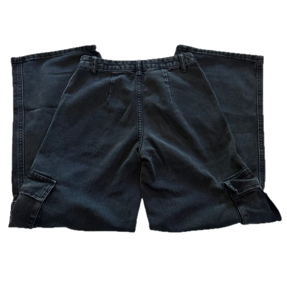SHEIN Black Denim Cargo Pants - image 7